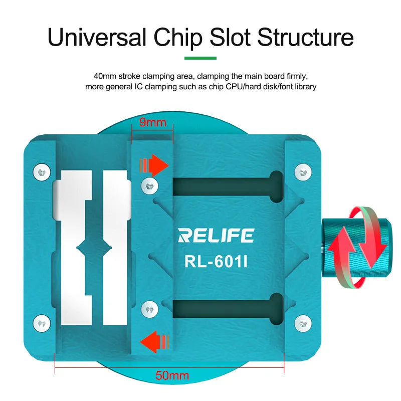 New wholesale RELIFE RL-601I 360° Mini Rotary Fixture PCB Holder For Mobile