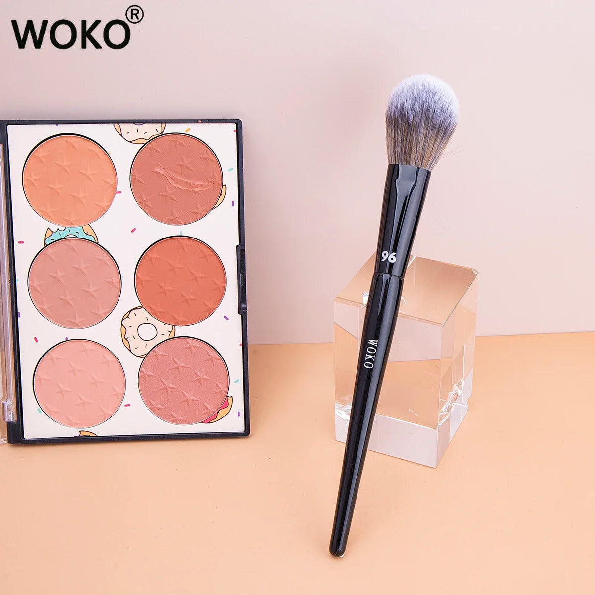 96 Blush Brush Face Contour Highlighter Blusher Brush Professional Bronzer Powder Blush Brushes High Quality Blush Makeup Tool