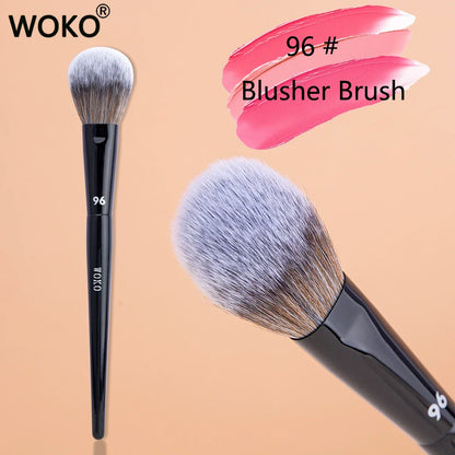 96 Blush Brush Face Contour Highlighter Blusher Brush Professional Bronzer Powder Blush Brushes High Quality Blush Makeup Tool