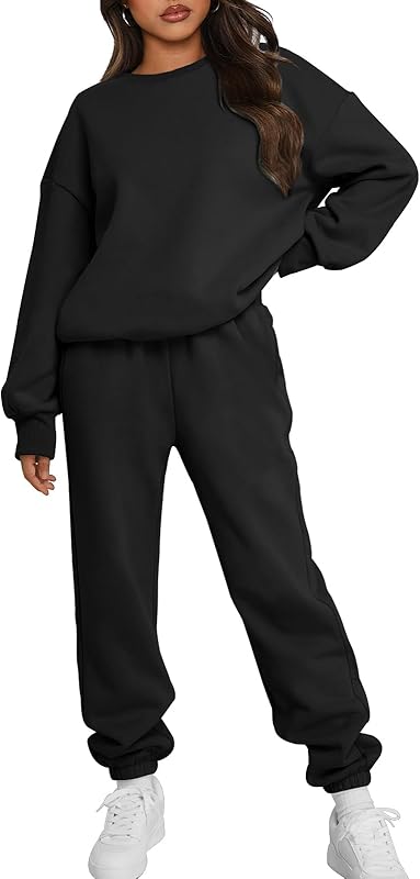 Sweatsuits Women 2 Piece Outfits Two Piece Crewneck Sweatshirts Sets Lounge Fall Sweatpants 2025 Tracksuits