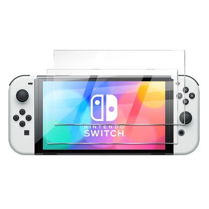 9H Tempered Glass  Nintendo Switch OLED Lite Screen Protector Tempered Glass Game Controller Protective Film Accessories