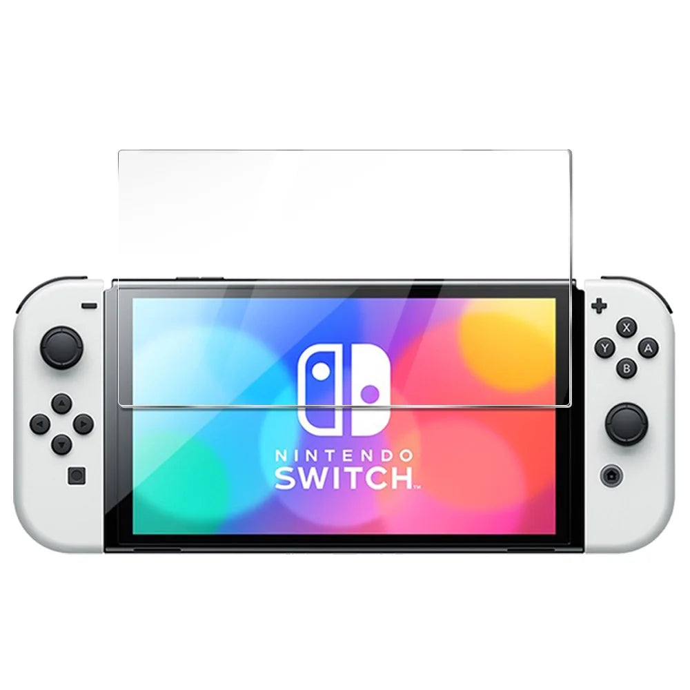 9H Tempered Glass  Nintendo Switch OLED Lite Screen Protector Tempered Glass Game Controller Protective Film Accessories