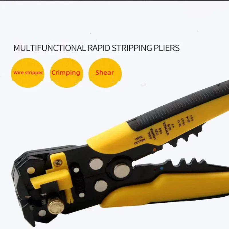 New Pliers Crimper Cable Cutter Adjustable Automatic Wire Stripper Multifun