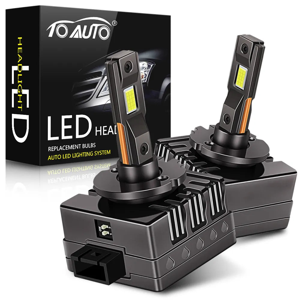 NewTOAUTO D1S D2S D3S D4S D8S LED Headlights HID D1R D2R D3R D4R D8R Bulbs