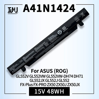 PC A41N1424 Laptop Battery  ASUS ROG FX-Plus/PRO ZX50 ZX50J ZX50JX ZX50V ZX50VW GL552 GL552J GL552JW GL552V GL552VW FZ50 FX50VW