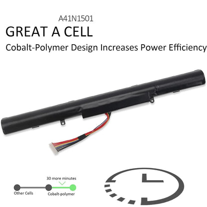 PC A41N1501 Laptop Battery  Asus Rog G752VW GL752 GL752JW GL752V GL752VLM GL752VW GL752VW-DH74 GL752VWM N552 N552V N552VW N752