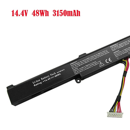 PC A41N1611 14.4V 48WH A41LK5H Battery For ASUS ROG GL553 GL553VD GL553VE GL553VW GL753VD GL753VE FX53V FZ53V ZX53V Series A41LP4Q