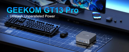 PCGEEKOM Mini PC Mini IT13, 13th Gen Intel i9-13900H NUC13 Mini Computers(1