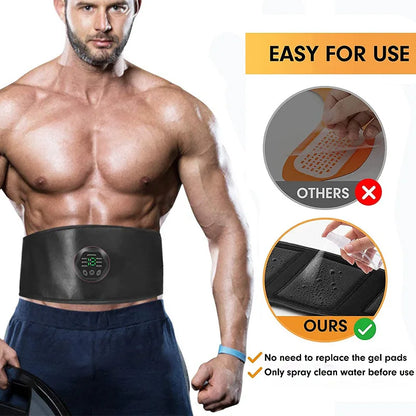 PC ABS Trainer Muscle Stimulator Stomach Toner EMS Belt Abdominal Exercise