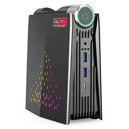 PCACEMAGIC AMR5 Mini PC Gaming AMD Ryzen 7 5800U RAM 16/32GB DDR4 512GB/1TB