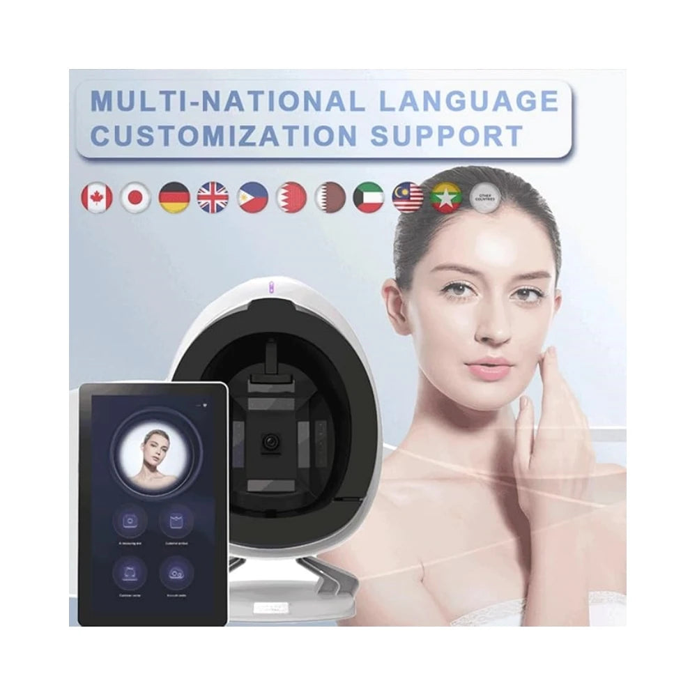 AISIA Q1 3D AI Facial Skin Analyzer Detection Skin Problem Diagnosis 8 Spectrum Professional Analysis Beauty Salon Equipment