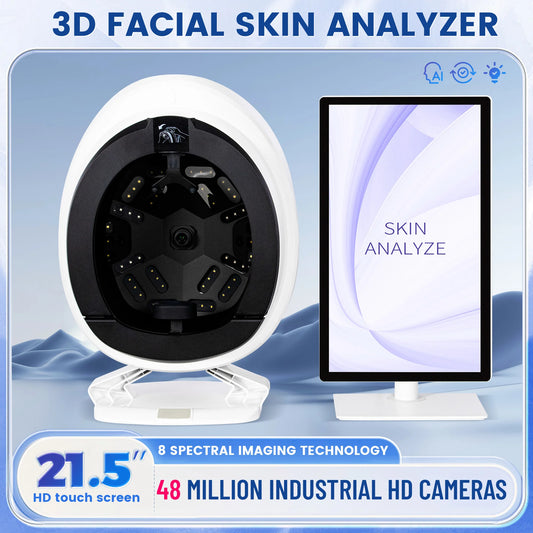 AISIA Q2 3D AI Facial Skin Analyzer Detection Skin Problem Diagnosis 8 Spectrum Professional Analysis Beauty Salon Equipment