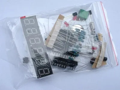 AT89C2051 Six digital clock kit singlechip 6 LED clock electronic production of bulk DIY