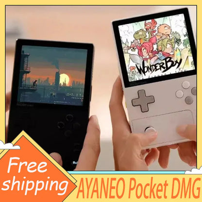 AYANEO Pocket DMG Game Console 1240*1080 Resolution Screen 3.92Inch OLED 6000mAh Gyroscope Handheld Game Consoles Customize Gift