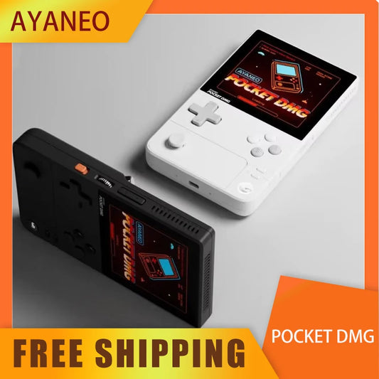 AYANEO Pocket DMG Handheld 1240*1080 Resolution Screen 3.92Inch OLED 6000mAh Gyroscope Game Consoles 16G+512G Customize Gift