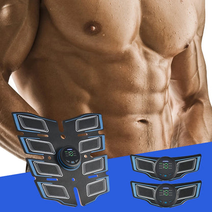 PC Abdominal Muscle Stimulator ABS EMS Trainer Body Toning Fitness USB Rech