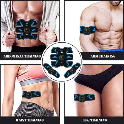 PC Abdominal Muscle Stimulator EMS ABS Trainer Electrostimulation Muscles T