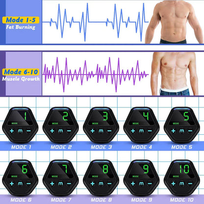 PC Abdominal Muscle Stimulator Trainer EMS Abs Fitness Equipment Training G