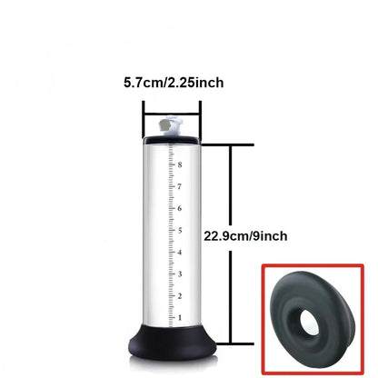 Acrylic manual enlarger toy  men vacuum pump male masturbation penis extender trainer adults sex product gtooza.com