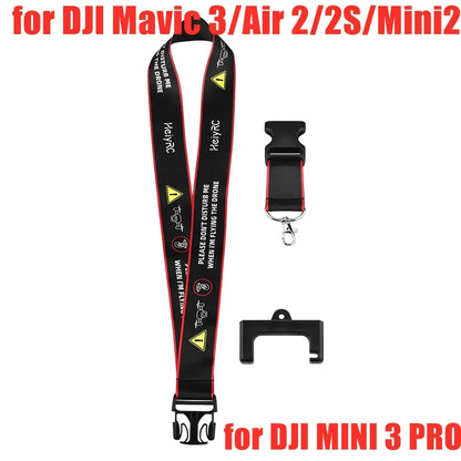 Adjustable Lanyard  DJI NEO/Mavic Mini 2/MINI 3 PRO/3/Air 3/2S Remote Controller Accessories Hook Holder Neck Strap Mount