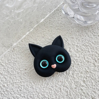 PC Air Sac Phone Holder  Korean INS  3D Cat Cellphone Finger Ring Stand  Mobile Phone Accessories  Iphone