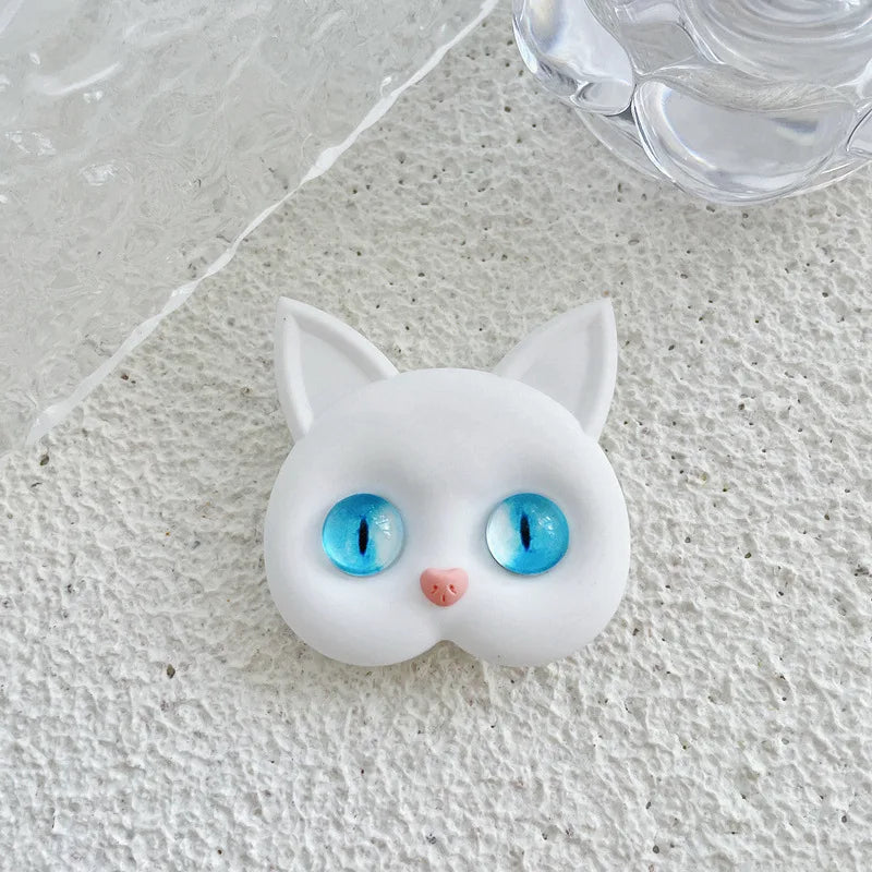 PC Air Sac Phone Holder  Korean INS  3D Cat Cellphone Finger Ring Stand  Mobile Phone Accessories  Iphone