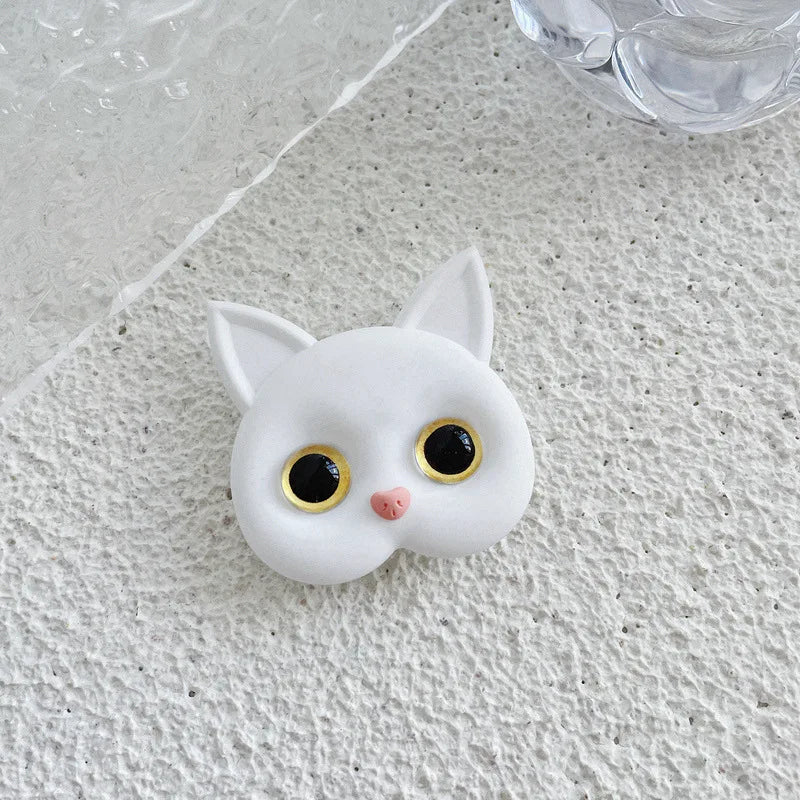 PC Air Sac Phone Holder  Korean INS  3D Cat Cellphone Finger Ring Stand  Mobile Phone Accessories  Iphone