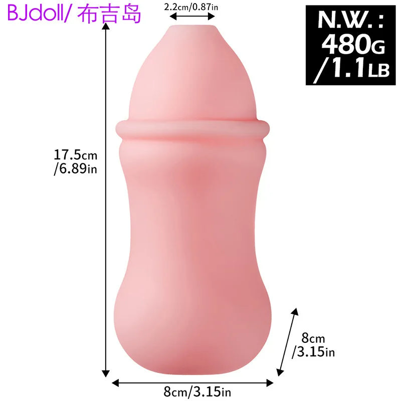 Airplane cup name baby bottle Soft sister penis trainer vagina buttock inverted model male masturbation device adult products