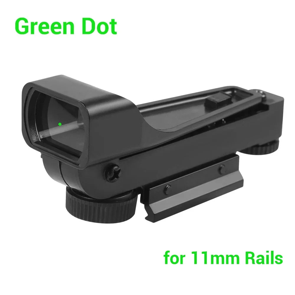 Airsoft Red Green Dot Sight Riflescope Optical Reflex Sight  20/11mm Rail Airsoft Game Scope  Outdoor Hunting