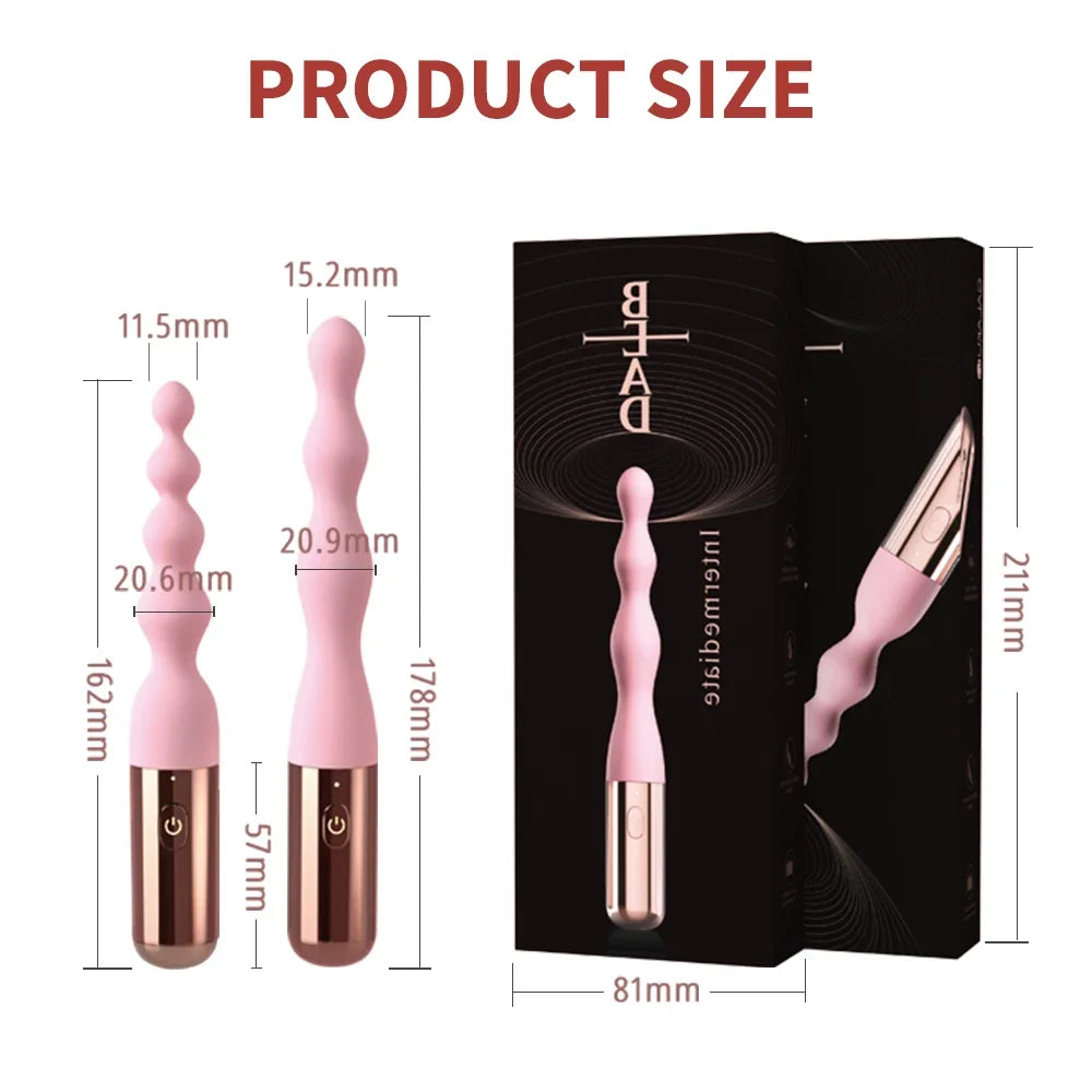 GtoozaAnal Beads Vibrator G Spot Stimulator Men Butt Plug Adult Sex Toys  Women Vagina Prostate Massager Dildo Female Masturbator gtooza.com