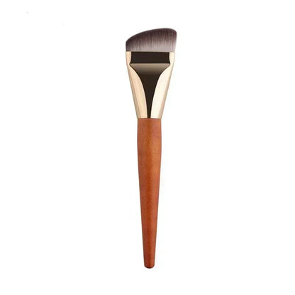 Angled Liquid Powder Contour Makeup Brushes Cream Blush Liquid Foundation Blending Brush Angled Professional Beauty Tools