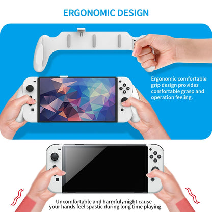 Anti Slip Grip Handheld Grip Stand For Nintendo Switch OLED Console Comfortable & Ergonomic Hand Grip Holder For Switch OLED