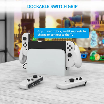 Anti Slip Grip Handheld Grip Stand For Nintendo Switch OLED Console Comfortable & Ergonomic Hand Grip Holder For Switch OLED