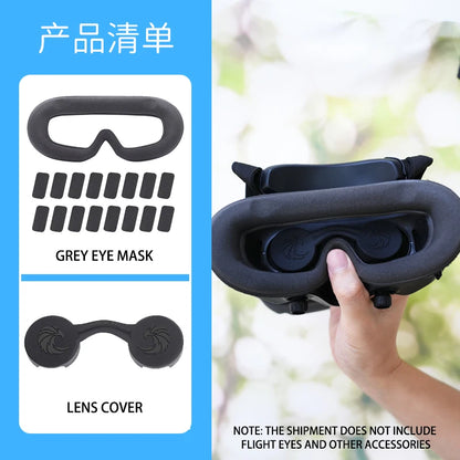 Applicable to DJI avata2 flight goggles 3 sponge eye mask shading pad G2 face mask Goggles3 anti leakage accessories