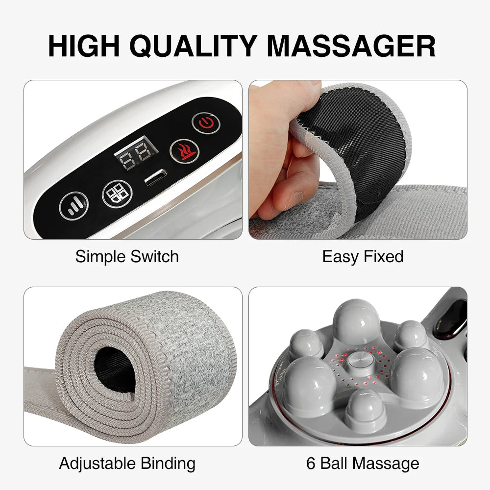 PC Automatic Abdominal Massager Electric Stomach Massager  Flattening Belly