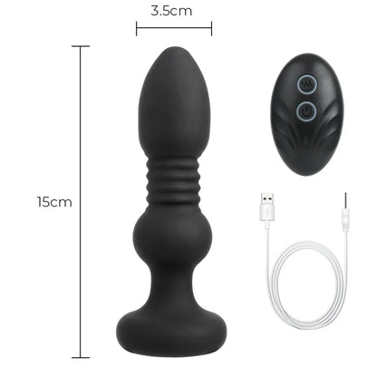 Automatic Stretching Vibrators Anal Sex Toys  Men Women Vaginal Balls Stimulator Butt Plug Panties Dildos Female Masturbator