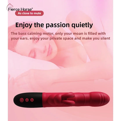 GtoozaAutomatic Telescopic Heated Masturbation Vibrator Massager G-Spot Vagina Clitoral Stimulator Sex Toy  Women Masturbators 18+