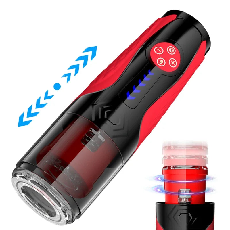 GtoozaAutomatic Telescopic Rotation Male Masturbator Stimulation  Piston Thrusting Man Masturbation Adult Goods Sex Toy  Men gtooza.com