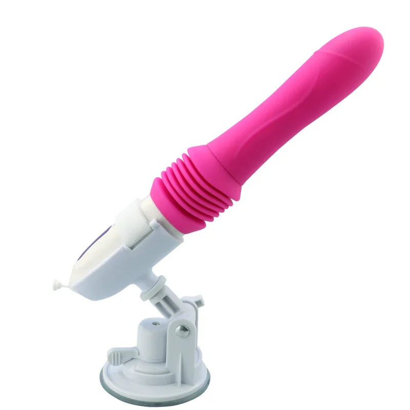 Automatic Thrusting Sex Machine Telescopic Dildo Vibrator Vaginal Massage Orgasm G Spot Stimulation Adult Female Toy Masturbator