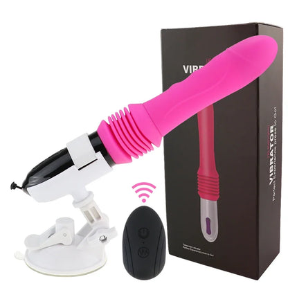 Automatic Thrusting Sex Machine Telescopic Dildo Vibrator Vaginal Massage Orgasm G Spot Stimulation Adult Female Toy Masturbator