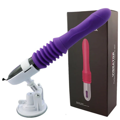 Automatic Thrusting Sex Machine Telescopic Dildo Vibrator Vaginal Massage Orgasm G Spot Stimulation Adult Female Toy Masturbator