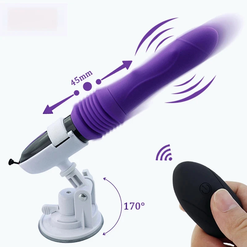 GtoozaAutomatic Thrusting Sex Machine Telescopic   Vaginal Massage Orgasm G Spot Stimulation Adult Female Toy Masturbator