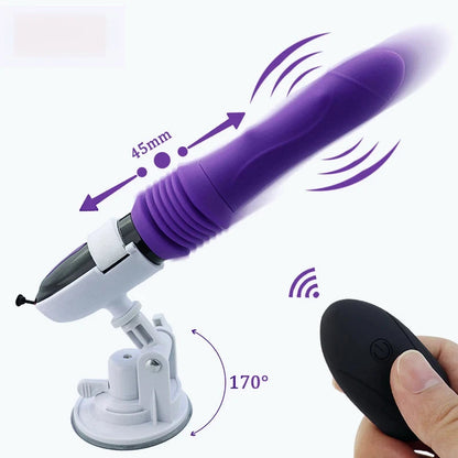 Automatic Thrusting Sex Machine Telescopic   Vaginal Massage Orgasm G Spot Stimulation Adult Female Toy Masturbator gtooza.com