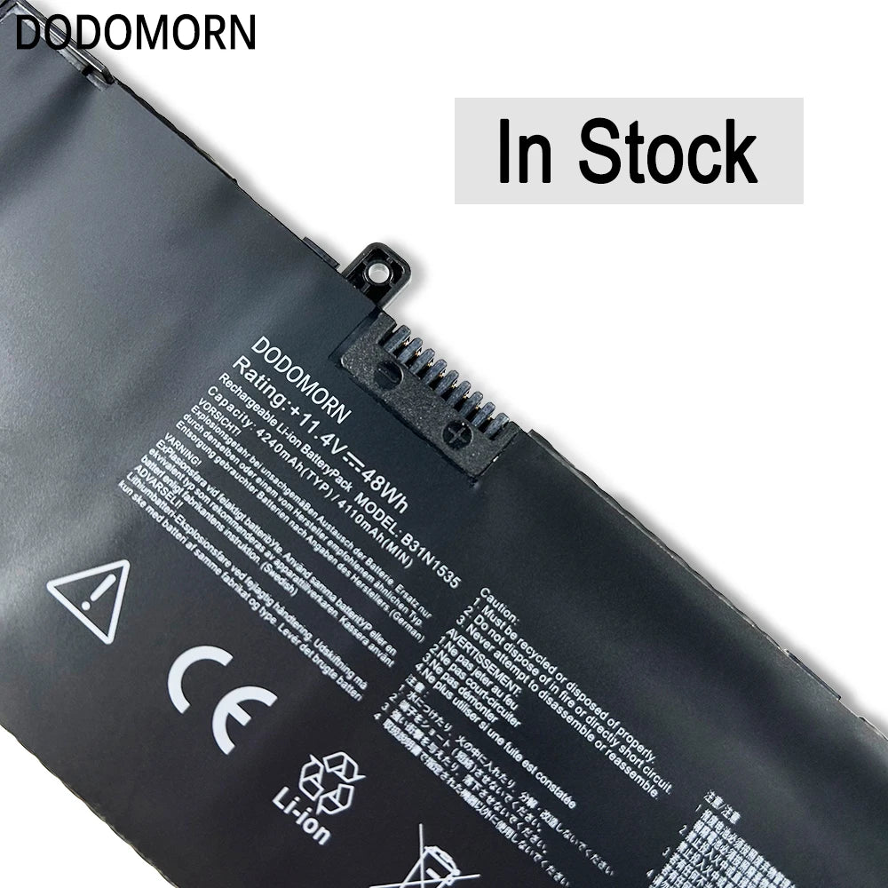 PC B31N1535 Battery For ASUS ZenBook UX310 UX310UA UX310UQ UX410 UX410U UX410UA UX410UQ U4000U U400UQ RX310U Laptop 11.4V