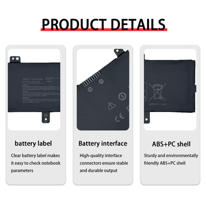 PC B31N1631 Laptop Battery For ASUS VivoBook X505ZA X505BA X505BP F505 F505ZA F505BA K505B A505Z X505BA-1A