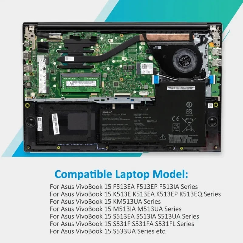 PC B31N1842 Laptop Battery For ASUS VivoBook F513EA F513EP F513IA K513E K513EA K513EP KM513UA M513IA M513UA S513EA S513F 11.52V