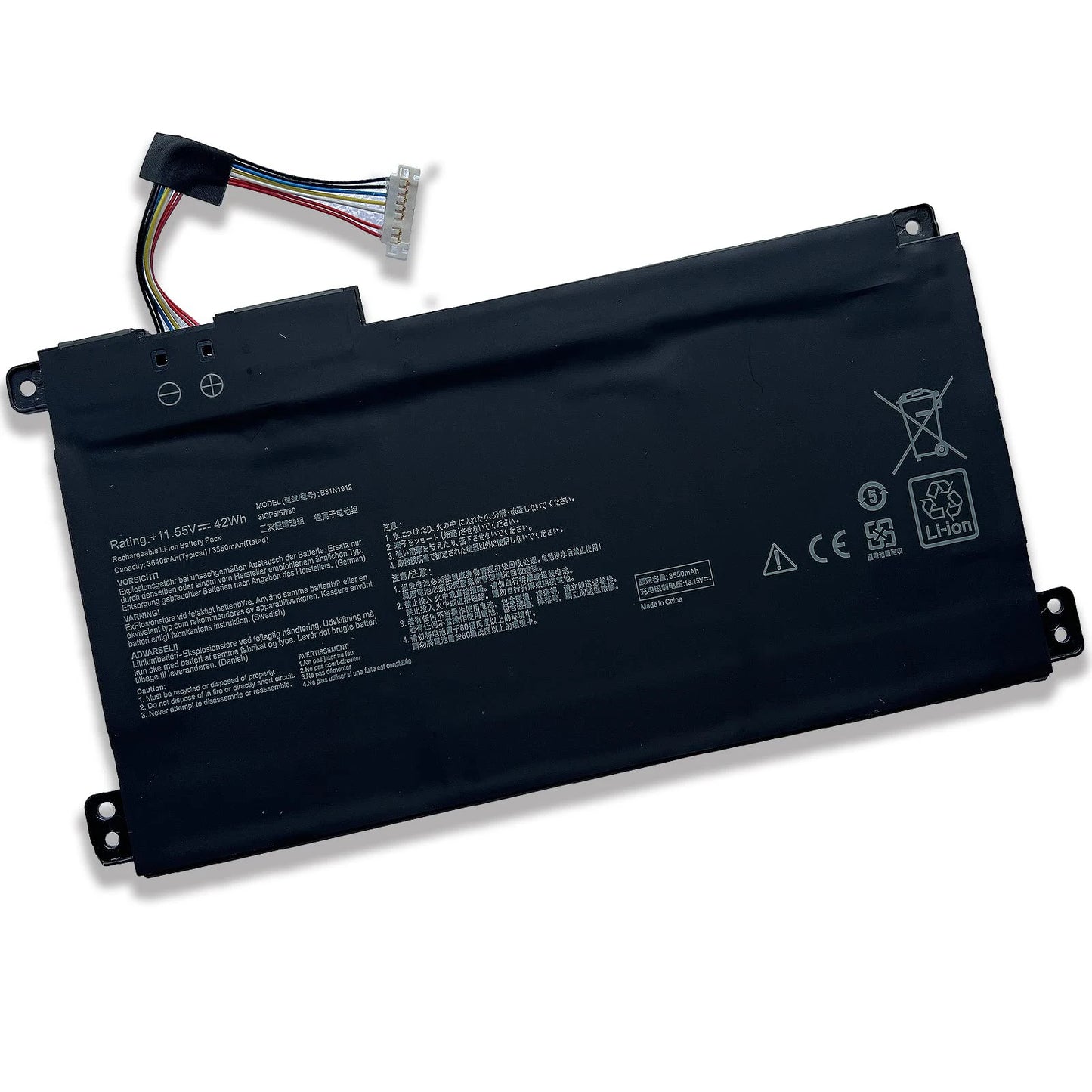 PC B31N1912 C31N1912 Battery  ASUS VivoBook 14 E410M E410KA E510KA E510MA L410MA L510MA F414MA E410KA-EK037WS E410MA-BV1312WS