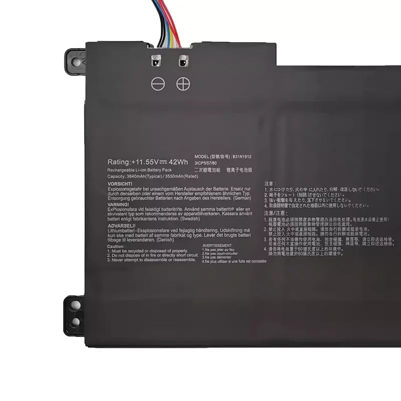 PC B31N1912 C31N1912  Laptop Battery  Asus VivoBook 14 E410MA L410MA E410KA E510MA E510KA F414MA L510MA  R522MA 11.55V 42Wh