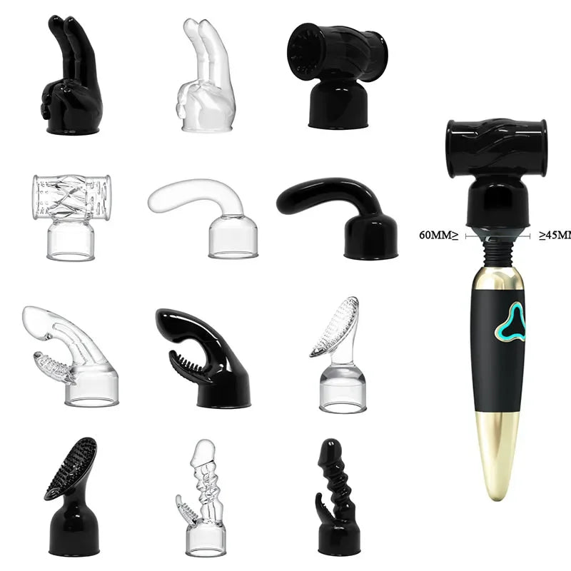 Gtooza_BAILE Magic Wand Attachments AV  Headgear head cover cap G-spot Stimulator toys sex   tooys  man gtooza.com