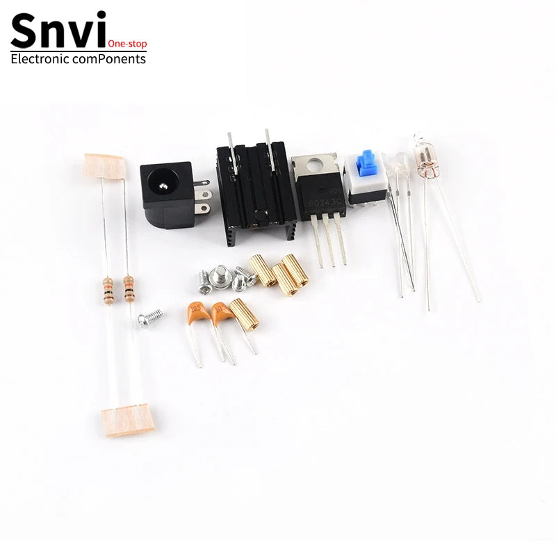 BD243  Mini Tesla Coil Kit Magic Props DIY Parts Empty Lights Technology Diy Electronics BD243C DIY Mini Tesla Coil Module